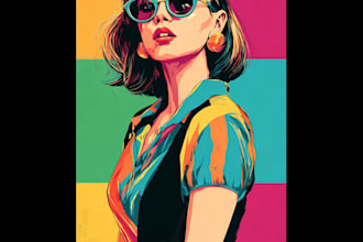 create graffiti pop art canvas designs and murals