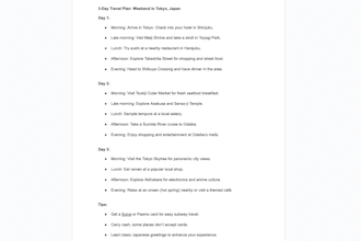 plan your trip with an easy itinerary and travel tips