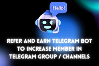 create telegram refer and earn bot