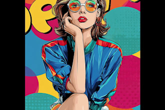 create vibrant graffiti pop art canvas designs and murals