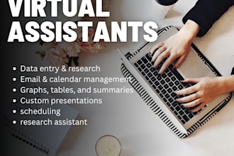 be your virtual assistant for social media, canva design,