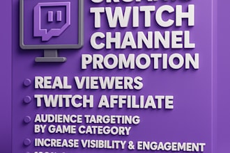 do organic twitch channel promotion, twitch viewer, twitch affiliate