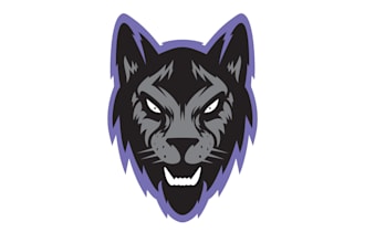 design eye catchy single line wolf head logo with express delivery