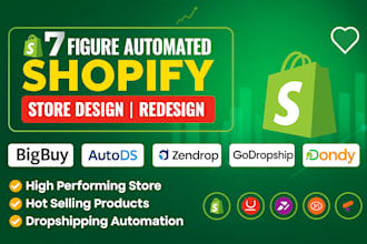 build shopify dropshipping store via bigbuy syncee dropified easyship appscenic