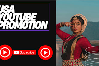 promote your USA youtube channel to gain organic