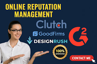 boost your online reputation with expert ORM for clutch g2 and design rush