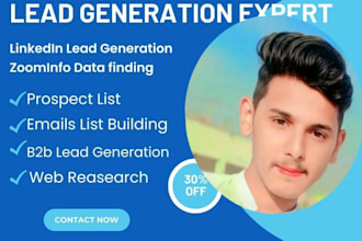do lead generation data scraping and email list building
