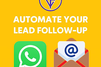 automate lead follow up with whatsapp, email, sheets in n8n