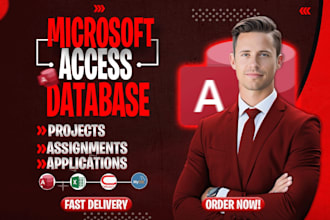 develop ms access database assignments and projects