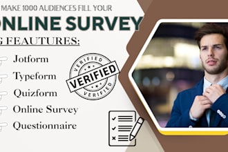create online survey with typeform, jotform, google forms get survey respondents