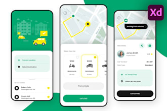 develop complete ridesharing app, with driver and rider features