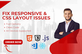 fix responsive issues and layout bugs in your website