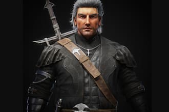 build 3d ue5 character, daz3d, sculpt3d, mixamo model, 3d metahuman, modular rig