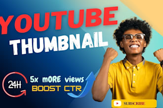 design amazing clickbait youtube thumbnail manually