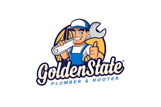 design a custom cartoon mascot logo for your plumber or rooter service