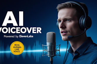create a realistic ai voiceover using elevenlabs