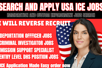 help you job search and apply for ice jobs on usajobs  and federal ready resume