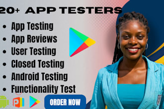 do 12 app testers or 20 app testers for google play closed testing with guide