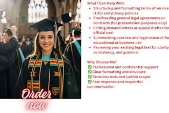 do research, legal motion, privacy policy, tos, legal document UK USA uae