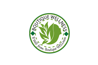 design monogram classic boutique wellness logo