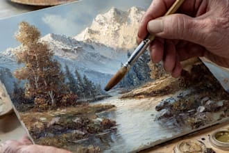 paint a replica of any painting in oil