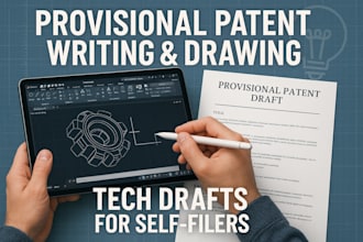 write and illustrate your provisional patent professionally