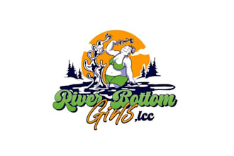 design high quality river bottom girls logo