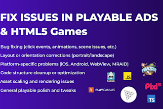 fix issues in playable ads and HTML5 games