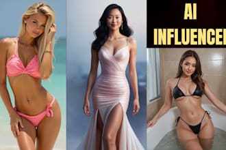 create realistic ai influencers ai model face swap for instagram, social media