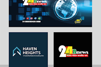 design social media thumbnails, profile and cover photo
