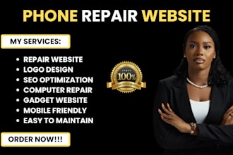 design phone repair, computer repair, electronic repair website