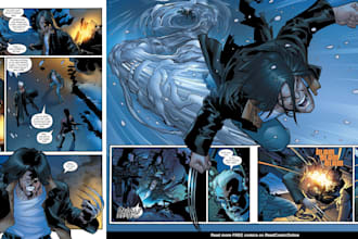 design comic book art, comic book illustrations