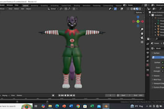 create a custom vrchat avatar vrchat avis or 3d vtuber model commission