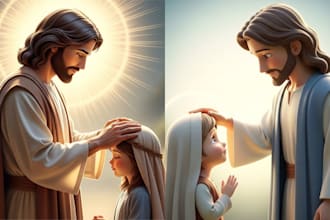design christian storybook illustration bible themed kids illustration