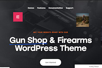 design firearm website, gun website, ammunition, setup firearm merchant account