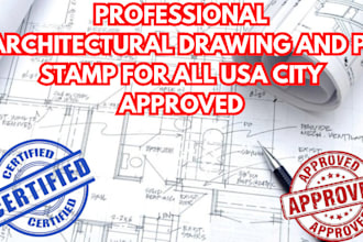 structural engineer provide mep stamp and design pe stamp architectural stamp