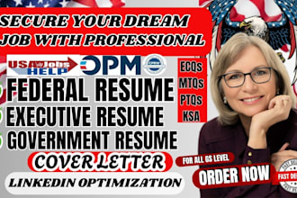 write ats federal resume writing for usajobs, executive resume, cover letter, CV