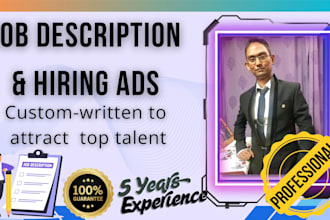 write job descriptions and hiring ads that convert