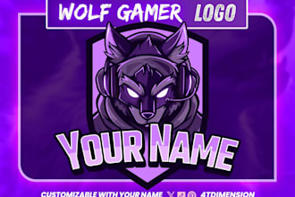 design animal, mascot logo, wolf, tiger, eagle, bear, fox