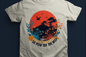 do custom vintage t shirt design, t shirt logo for your pod business