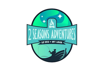 design magnificent seasons adventures river logo