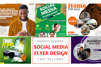 design custom instagram posts facebook poster media flyer