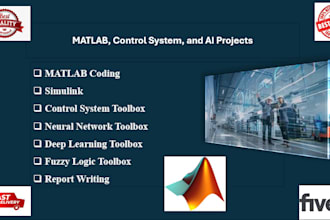 do matlab, control system, ai, and solidworks project