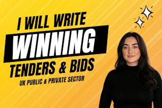 write or manage winning UK public sector tenders for your sme