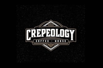 design traditional meets coffee house logo