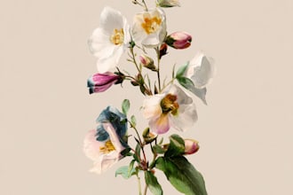 do paint watercolour botanical illustrations
