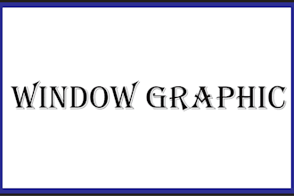 do shopfront, storefront window graphic on reasonable prices