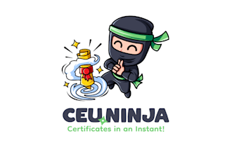 design a cartoon ninja mascot logo for your education or learning brand