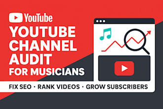 perform a youtube channel audit and video SEO optimization