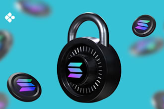 create solana presale website , staking website, token smart contract